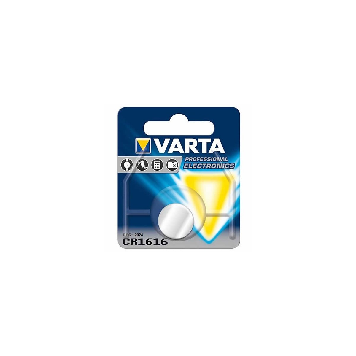 VARTA - Pile electronique lithium CR 1620 3V x2