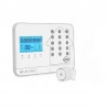 Kit alarme maison connectée sans fil wifi box internet et gsm futura blanche smart life- lifebox - kit4