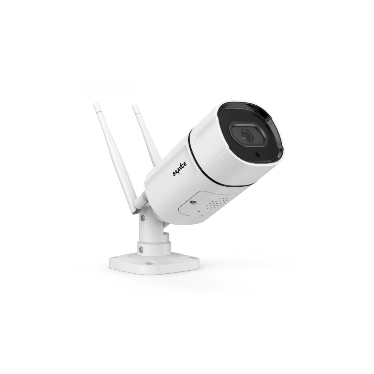KIT Alarme Maison avec Caméra Extérieure Maison sans Abonnement Protection  Logement HA-8406 Système Sécurité Nuit Ethernet Wi-Fi