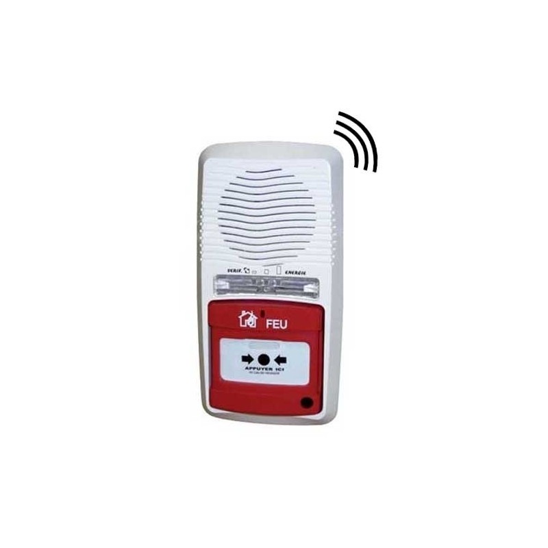 Alarme incendie type 4 radio à pile - Lifeboxsecurity
