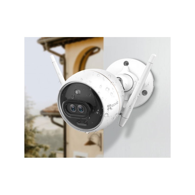 Caméra de surveillance d'intérieur d'EZVIZ, interphone de surveillance  Wi-Fi 1080P, détection de mouvement intelligente, audio bidirectionnel